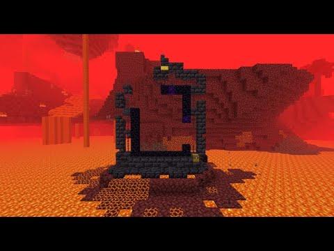 Гигантский портал в аду Minecraft 1.16